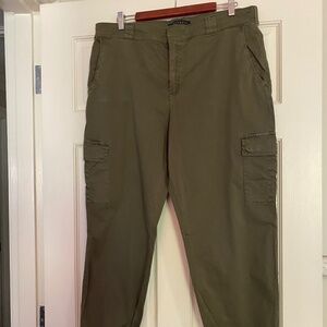 Sanctuary Cargo Pants, Size 33, Green